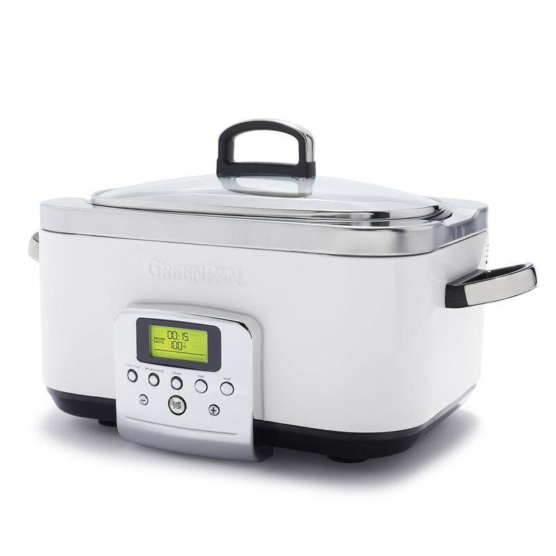 GreenPan Slow Cooker 6L - Cloud Cream image number 0